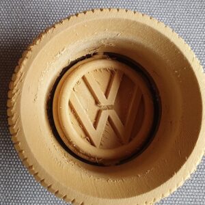 Truma EN eindrooster met VW-logo - hout