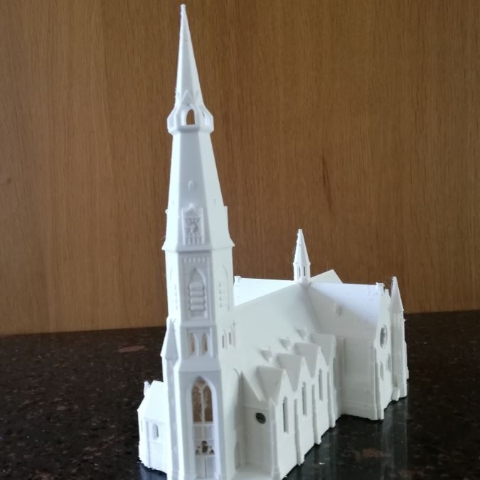 Miniatuur Urbanuskerk Amstelveen
